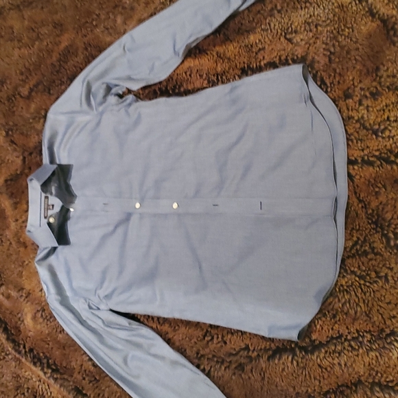 Banana Republic Non-Iron tailored slim fit Sz M/Tall men's tailored shirt - Picture 3 of 9